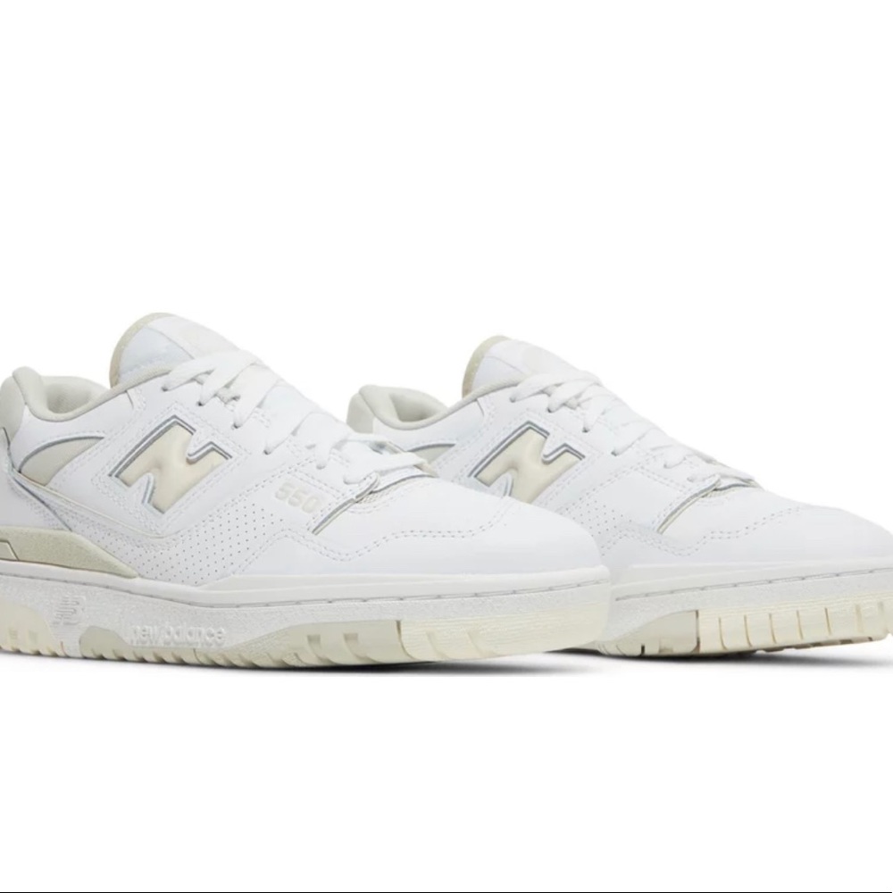 NEW New Balance 550 Silver Birch/White Size 10 **SOLD OUT**